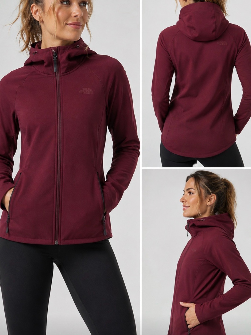 The North Face Softshell Jacket in Deep Maroon